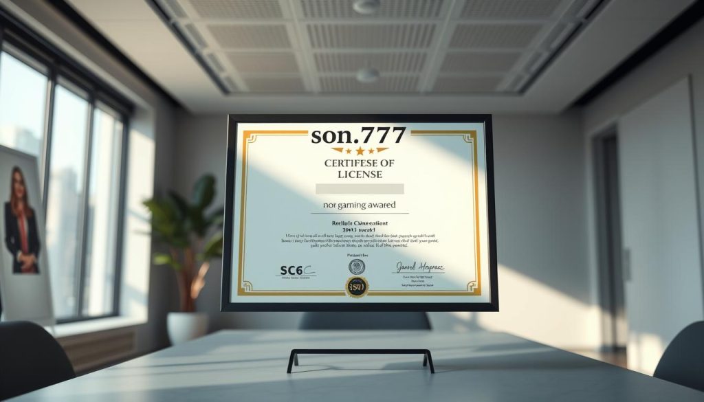 ใบอนุญาตพนันและรางวัลคาสิโน son.777